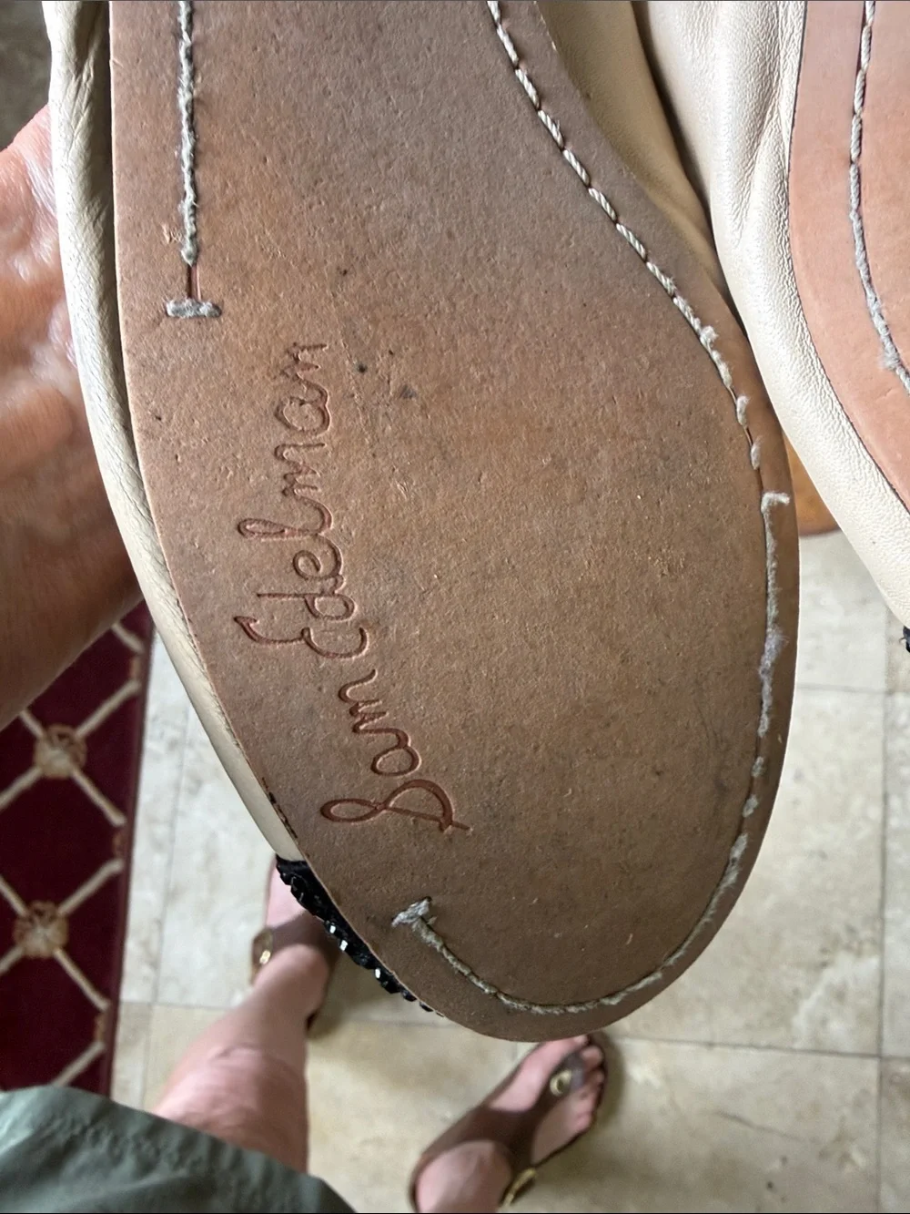 SAM EDELMAN women’s size 8 1/2 BEATRIX ballet flat good condition